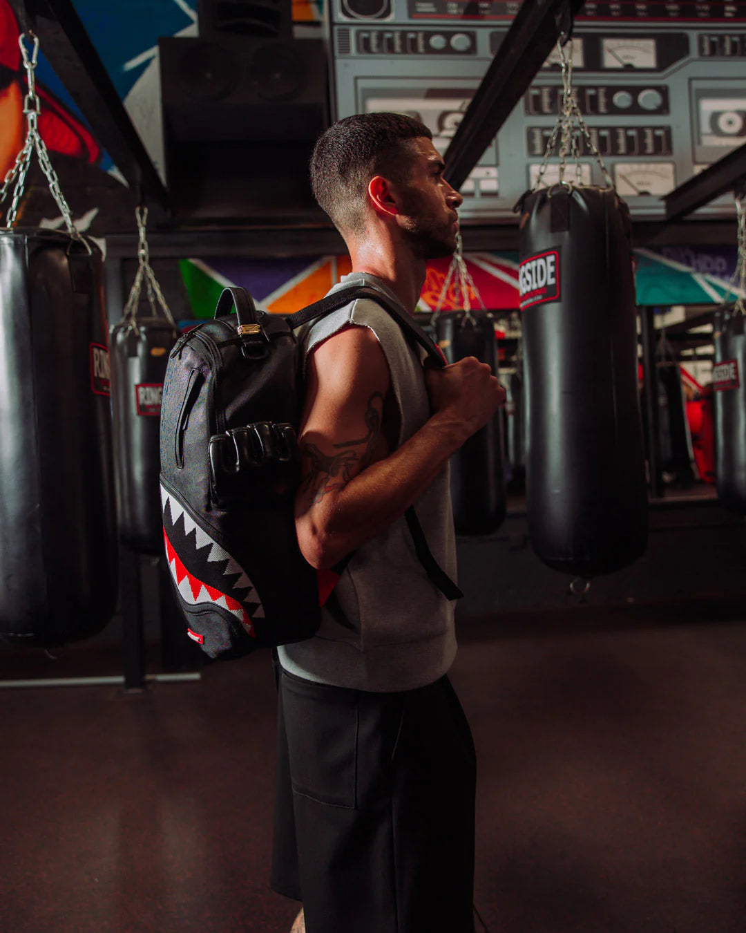 FLY KNIT MOUTH DLX- SATIN BACKPACK