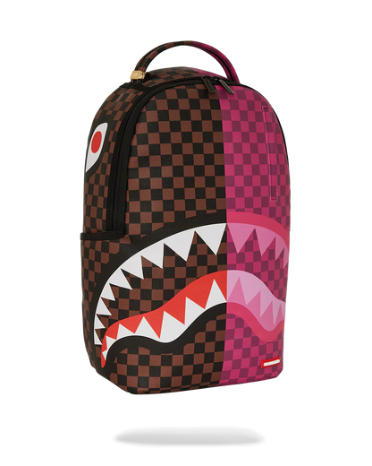 SPLIT SIP PINK CHECK DLXSV BACKPACK
