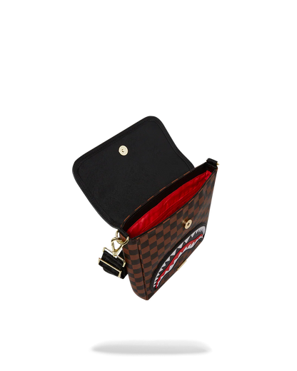 SAWTOOTH SHARKS IN PARIS MESSENGER SLING