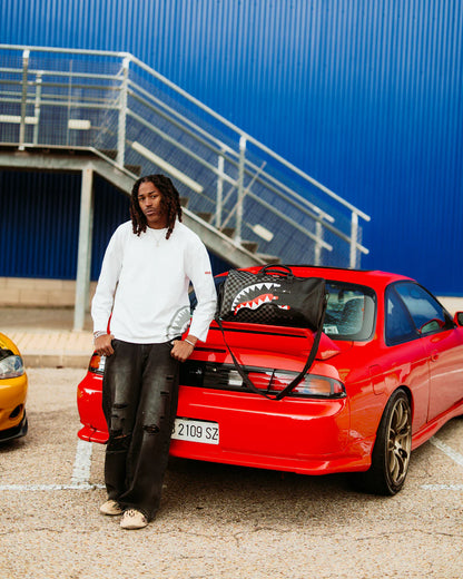 UNFINISHED SHARK DUFFLE