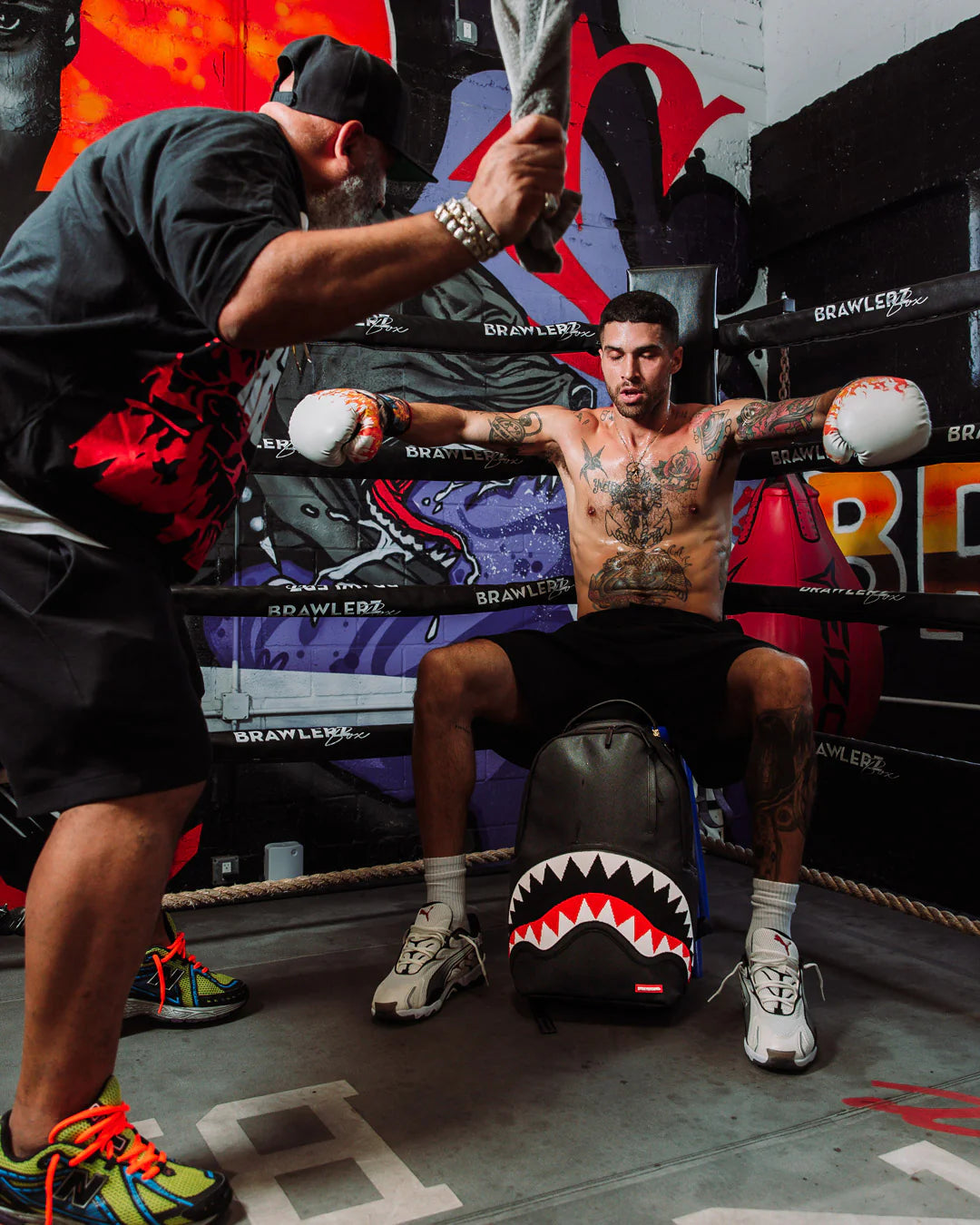 FLY KNIT MOUTH DLX- SATIN BACKPACK