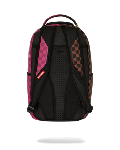 SPLIT SIP PINK CHECK DLXSV BACKPACK