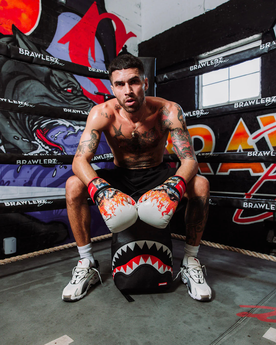 FLY KNIT MOUTH DLX- SATIN BACKPACK