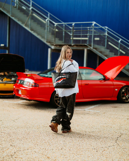 UNFINISHED SHARK TOTE