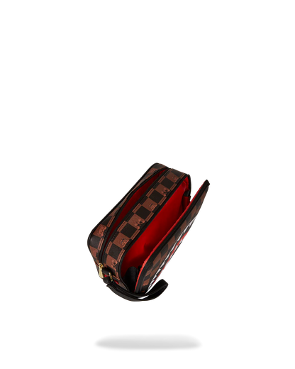 PEEKING CHARACTER CHECK TOILETRY