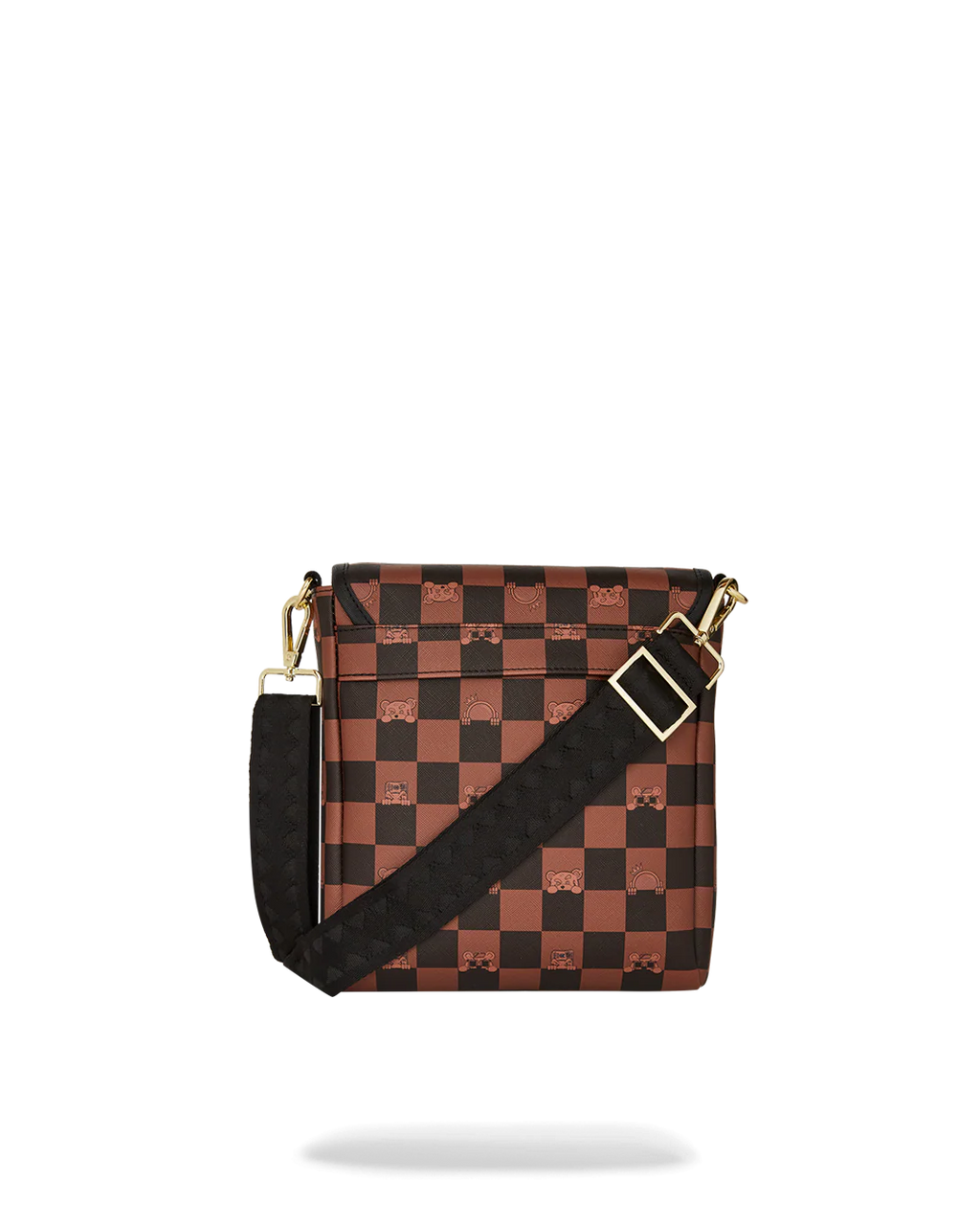PEEKING CHARACTER CHECK MESSENGER SLING