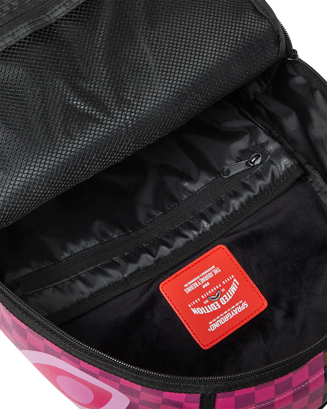 SPLIT SIP PINK CHECK DLXSV BACKPACK