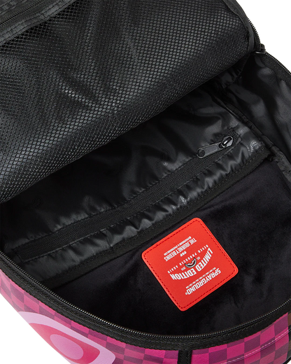 SPLIT SIP PINK CHECK DLXSV BACKPACK