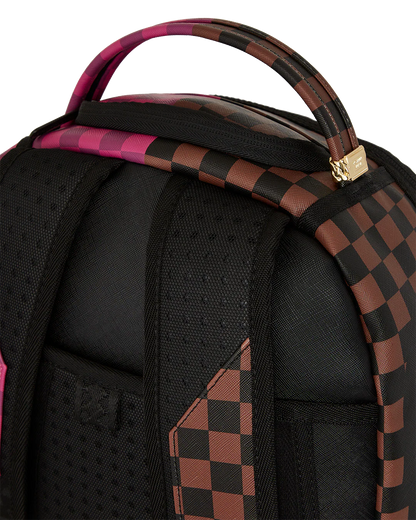 SPLIT SIP PINK CHECK DLXSV BACKPACK