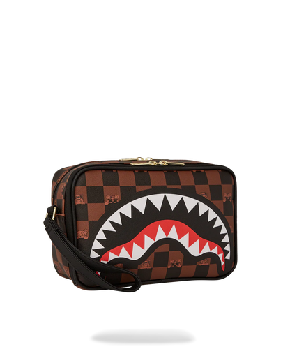 PEEKING CHARACTER CHECK TOILETRY