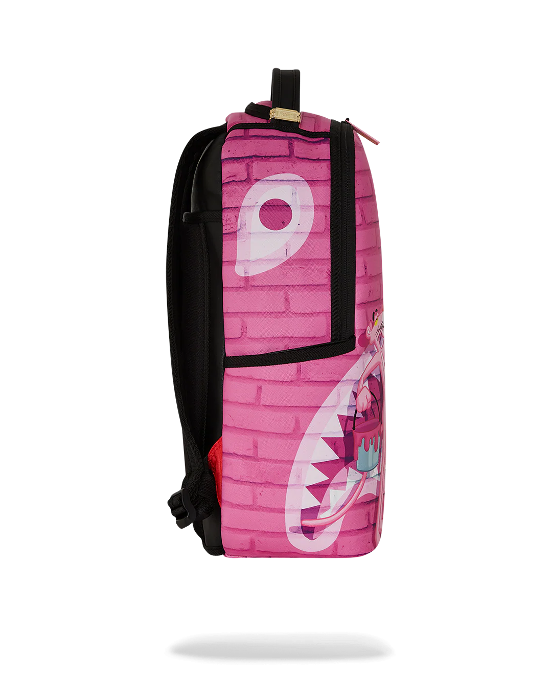 PINK PANTHER PAINTING OVER GRAFFITI DLXR BACKPACK