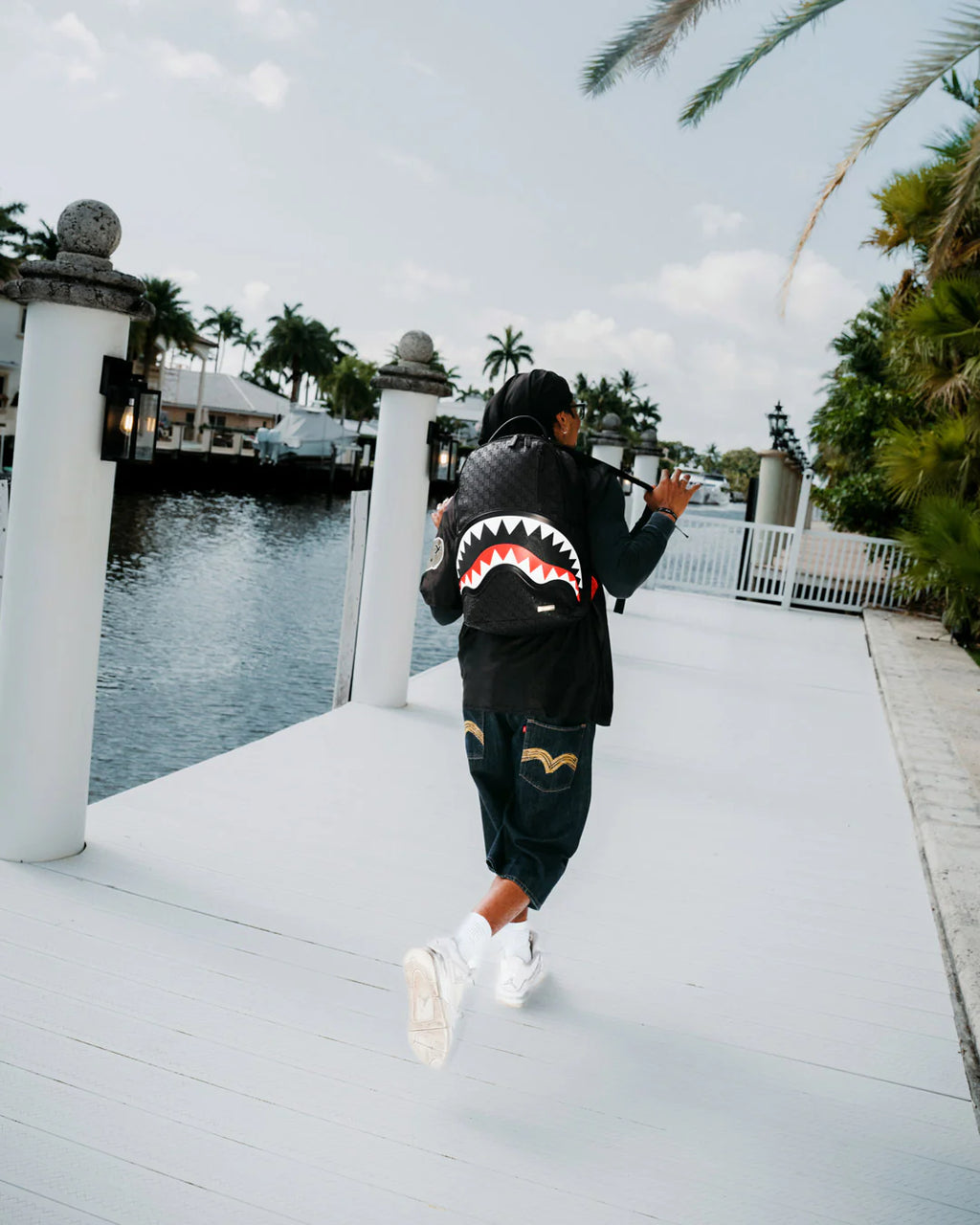 BLACK OUT SHARKS IN PARIS DLXSV BACKPACK