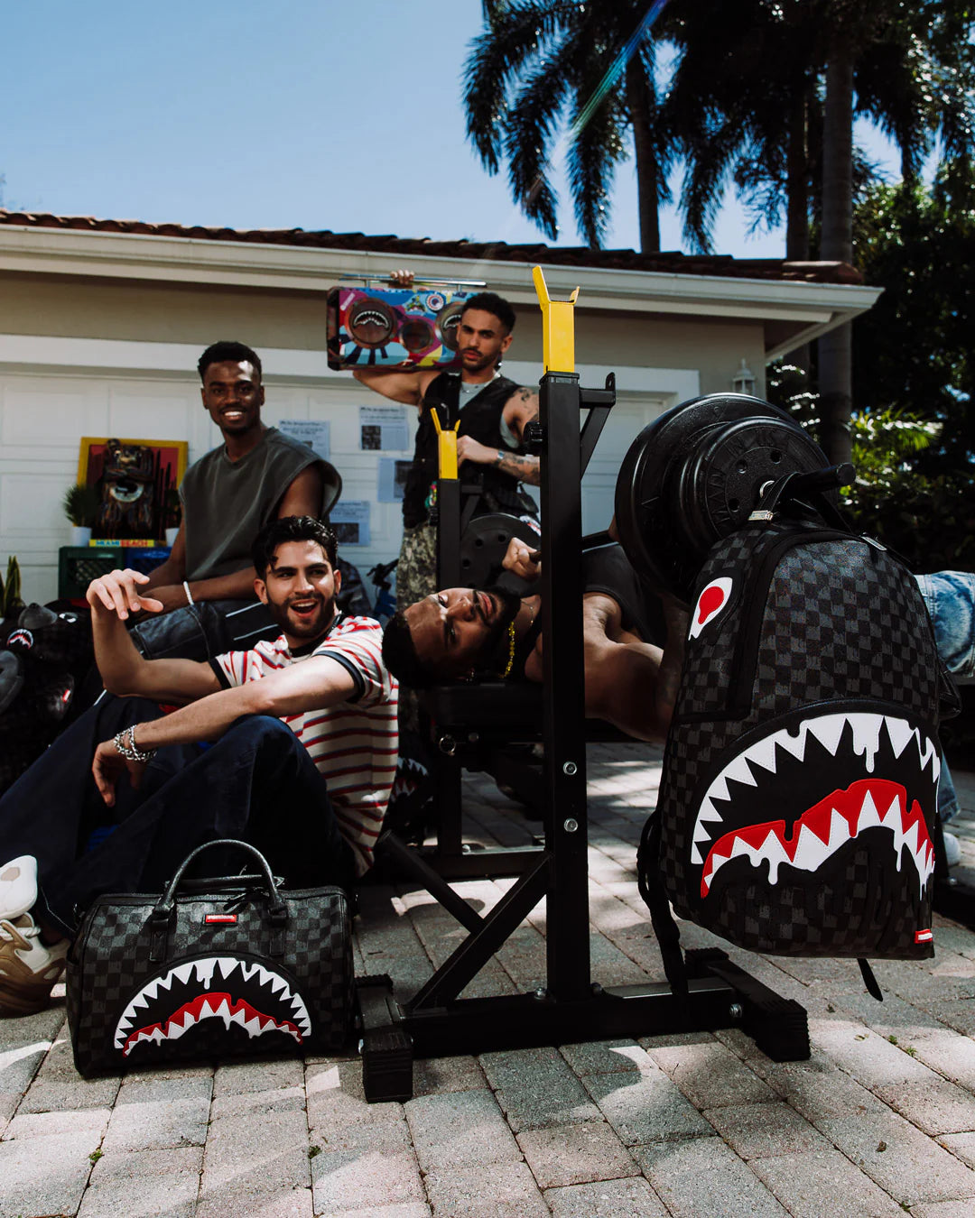 DRIPPING SHARKS IN PARIS DLXV BACKPACK