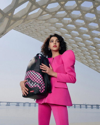 SHARK CENTRAL BREAKUP CHECK SORBET GREY BACKPACK