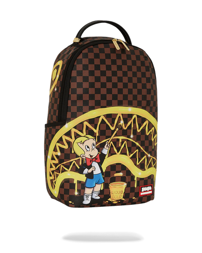 RICHIE RICH GOLD SHARKMOUTH DLXSV BACKPACK