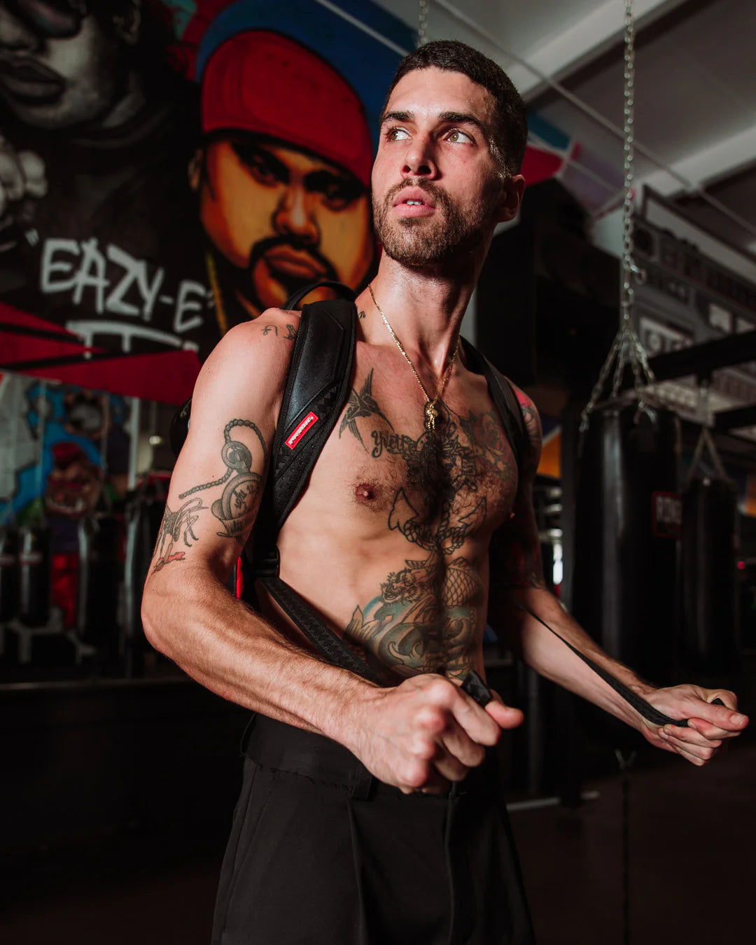 FLY KNIT MOUTH DLX- SATIN BACKPACK