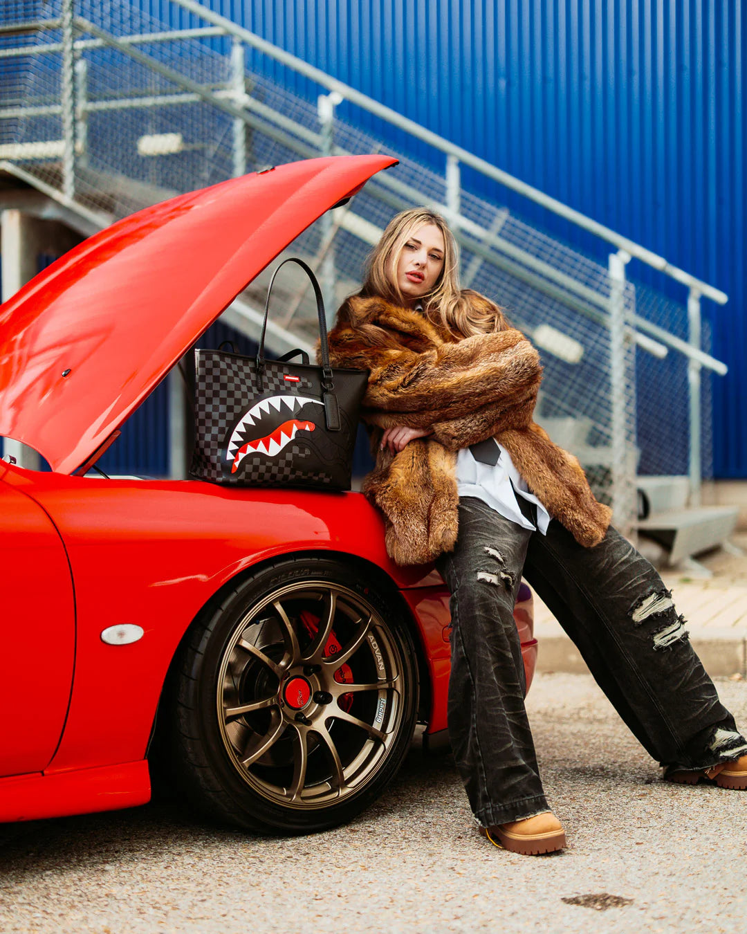 UNFINISHED SHARK TOTE