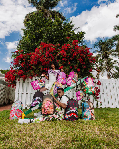PINK PANTHER PAINTING OVER GRAFFITI DLXR BACKPACK