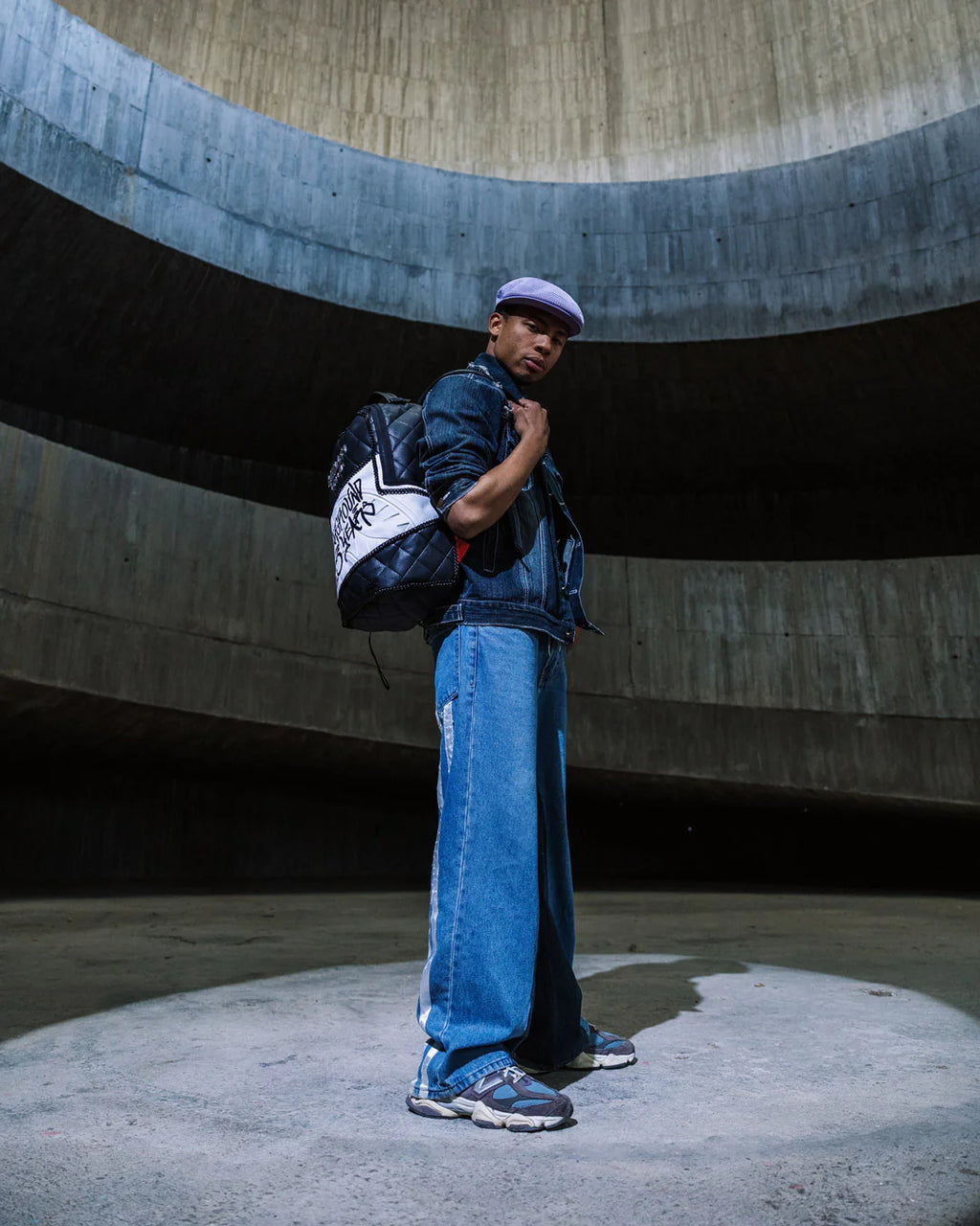 HELLO MY NAME IS 15 YEARS QUILTED BACKPACK