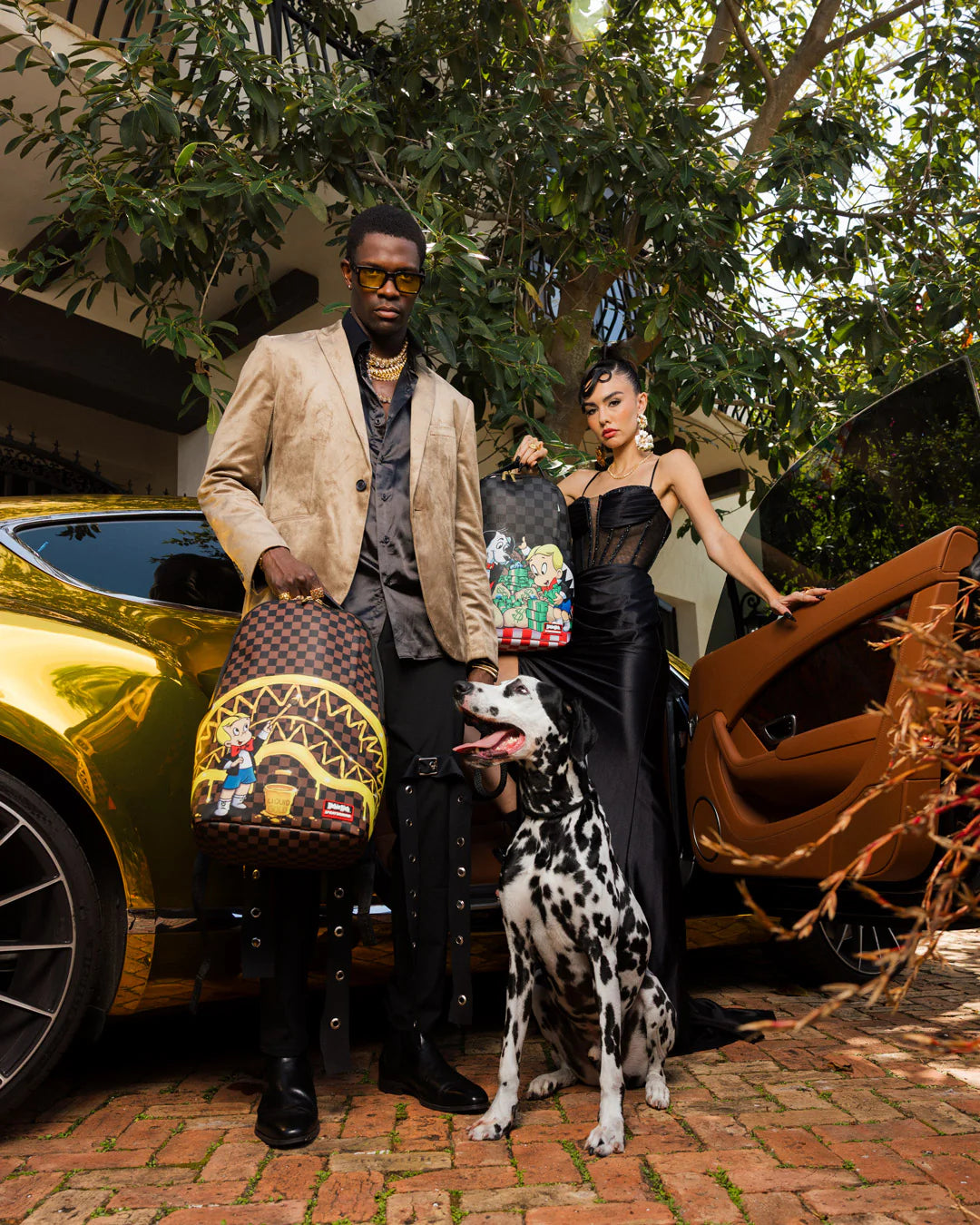 RICHIE RICH GOLD SHARKMOUTH DLXSV BACKPACK