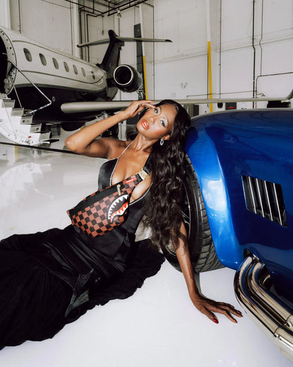 PEEKING CHARACTER CHECK CROSSBODY