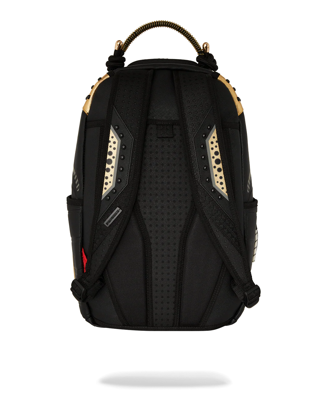 AI WONDERLAND GOLD AND BLACK BACKPACK