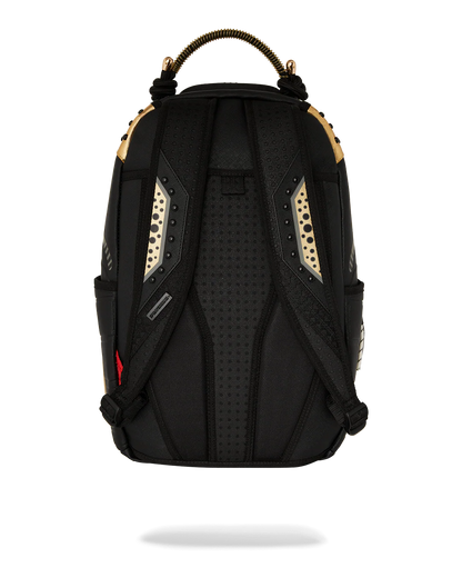 AI WONDERLAND GOLD AND BLACK BACKPACK